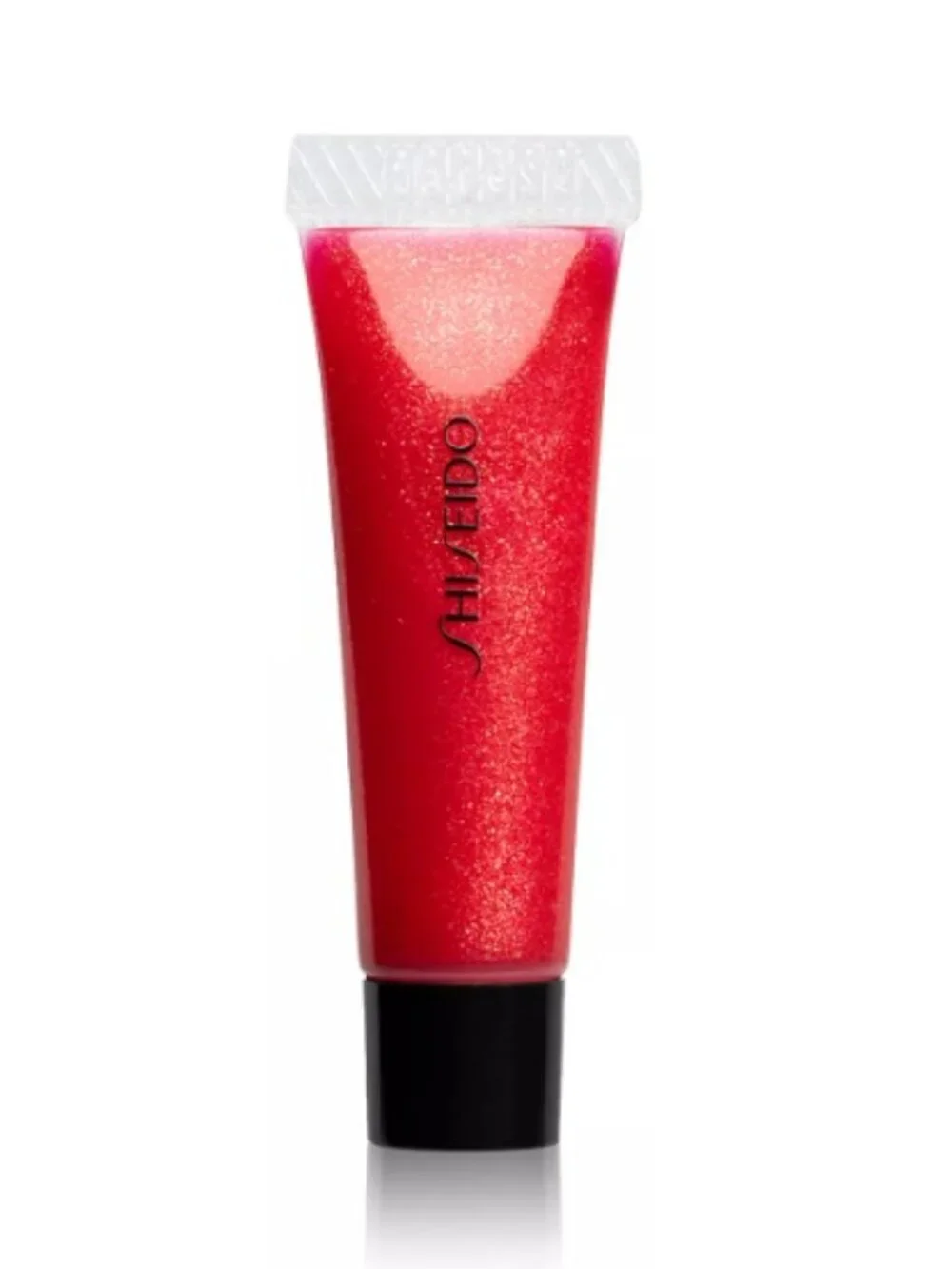 Shiseido Beauty Gift Set-Shimmer Gel Gloss 07 Shin-Ku Red,Travel-2pc-BOXED-NEW